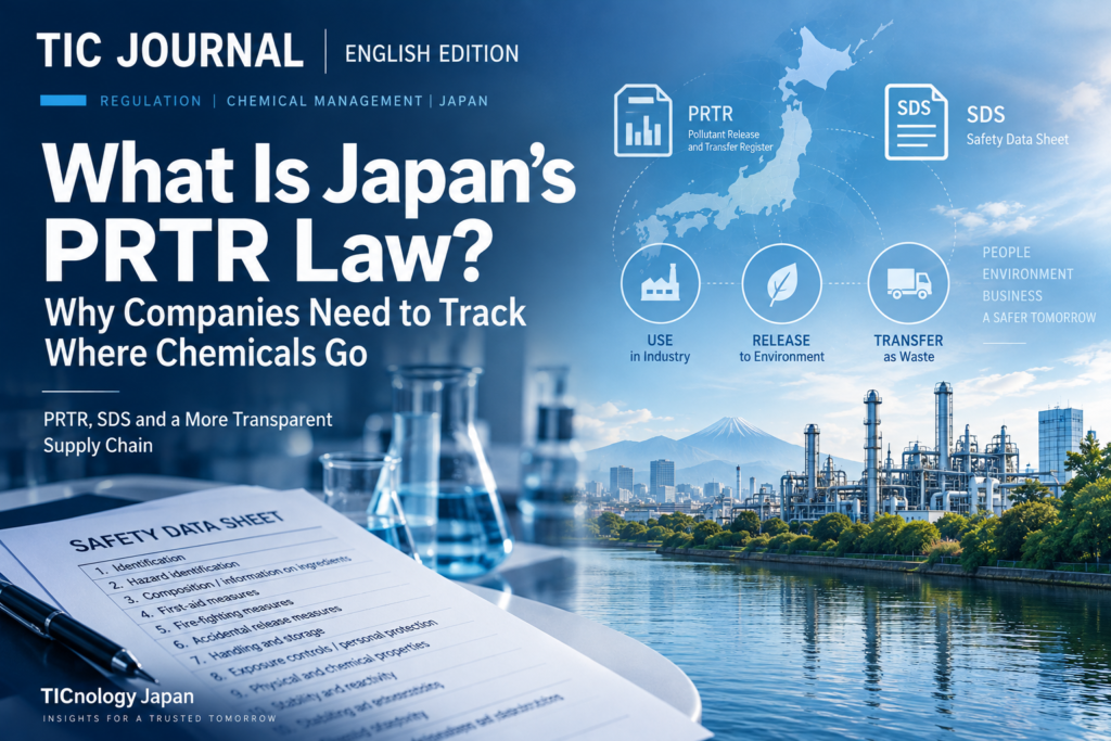 What Is Japan’s PRTR Law? Why Companies Need to Track Where Chemicals Go