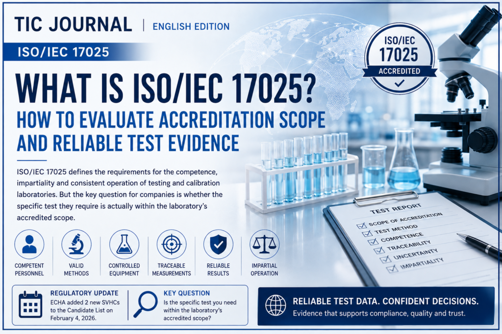 What Is ISO/IEC 17025? How to Evaluate Accreditation Scope and Reliable Test Evidence