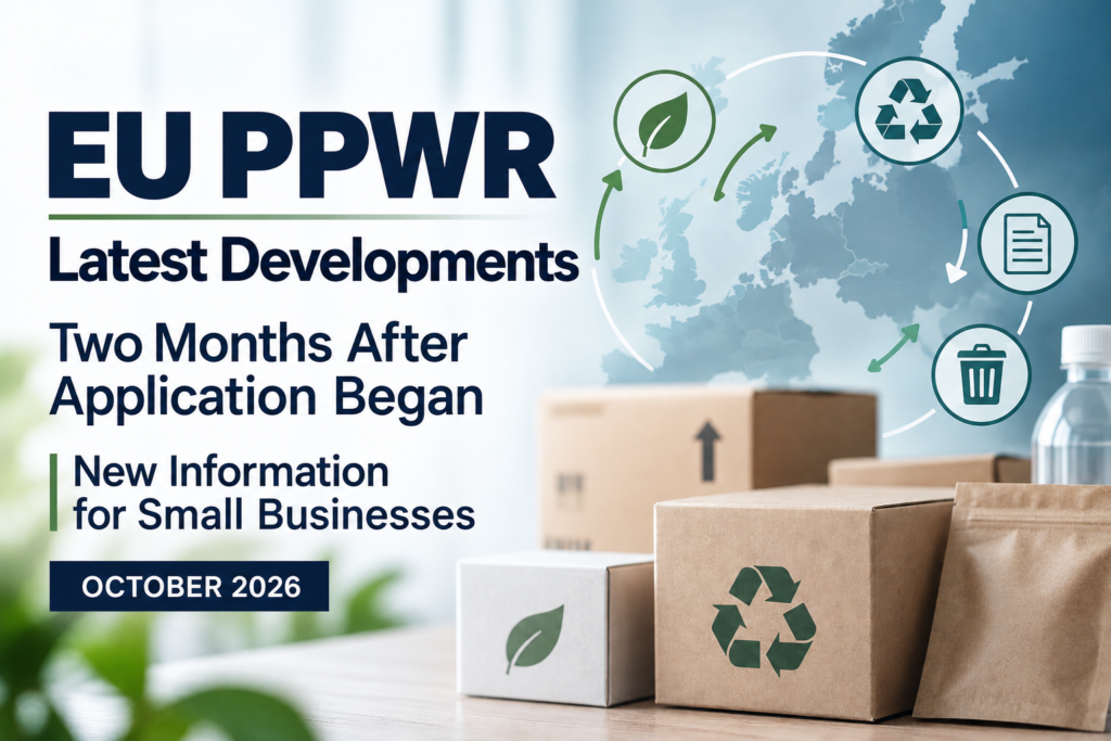 PPWR Two Months After Application Began: European Commission Publishes New Information for Small Businesses [October 2026]