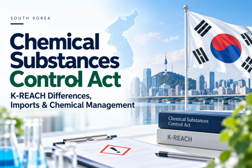 What Is South Korea’s Chemical Substances Control Act? — K-REACH Differences, Imports and Hazardous Chemical Management [2026 Edition]